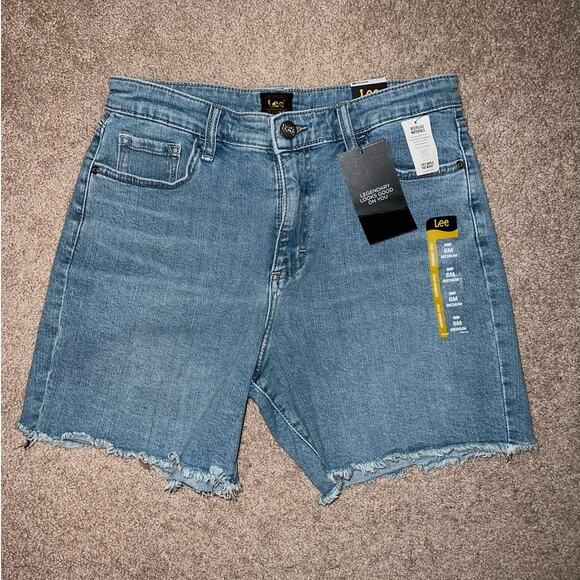 Lee Pants - New Lee Mid Rise Boyfriend Short Progress Light size 6M